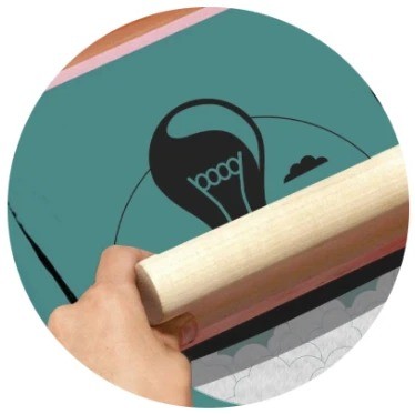 Aplicação da técnica Serigrafia